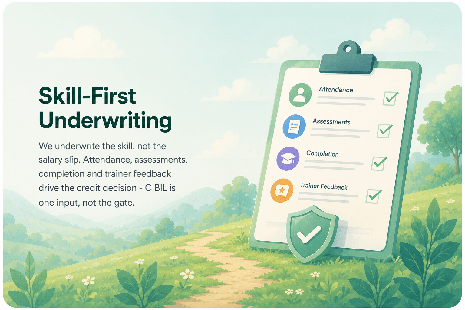 Skill-First Underwriting